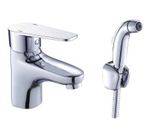 Смеситель для раковины с гигиеническим душем Orange Flipo M23-022cr