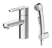 Смеситель для раковины с гигиеническим душем Bravat Stream-D F137163C-1