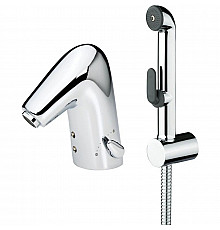 Смеситель для раковины с донным клапаном с гигиеническим душем Oras Alessi One 8516F