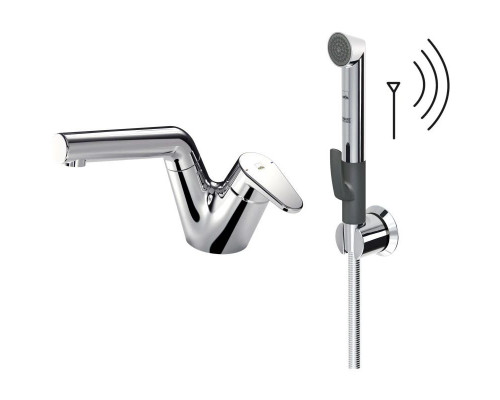 Купить Термостат для раковины с донным клапаном с гигиеническим душем Oras Signa 2216F в магазине сантехники Santeh-Crystal.ru