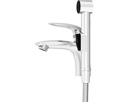 Заказать Смеситель для раковины с гигиеническим душем Damixa Eclipse 310300001 в магазине сантехники Santeh-Crystal.ru