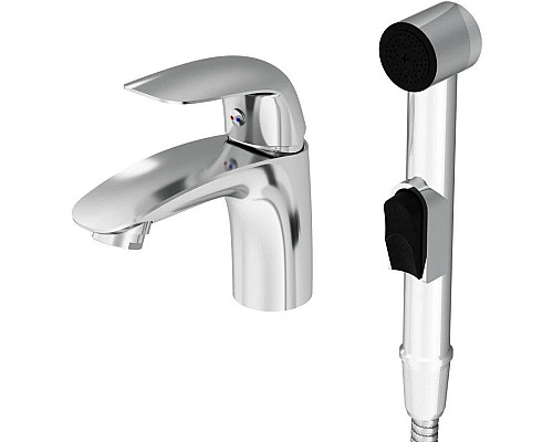 Заказать Смеситель для раковины с гигиеническим душем Damixa Eclipse 310300001 в магазине сантехники Santeh-Crystal.ru