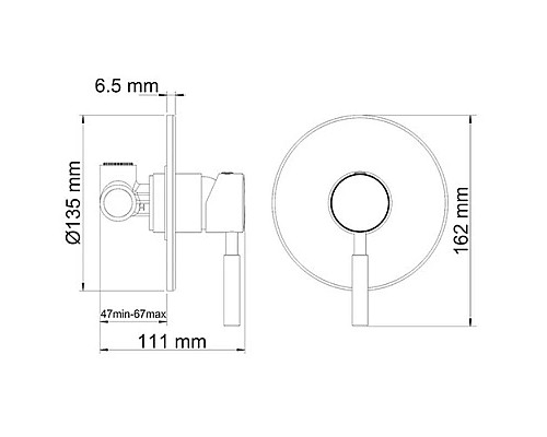 Заказать Гигиенический комплект WasserKRAFT A14156 в магазине сантехники Santeh-Crystal.ru