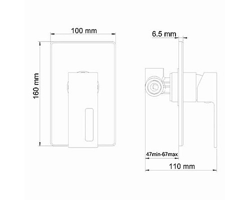 Купить Гигиенический комплект WasserKRAFT A01557 в магазине сантехники Santeh-Crystal.ru