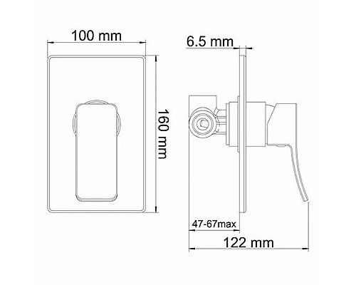 Купить Гигиенический комплект WasserKRAFT A010657 в магазине сантехники Santeh-Crystal.ru