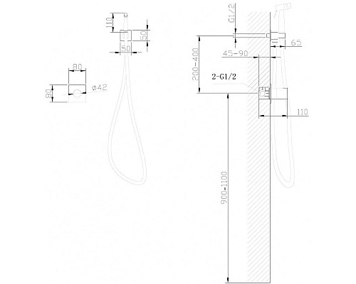 Купить Гигиенический комплект CoolStart Abber Rund AF8725 в магазине сантехники Santeh-Crystal.ru