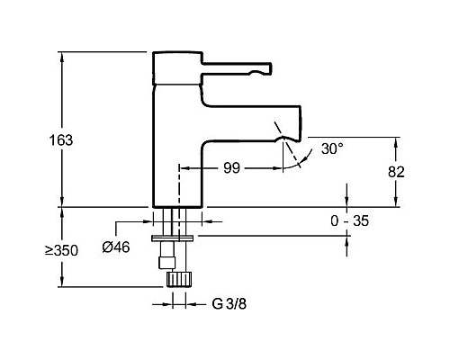 Купить Комплект смесителей Jacob Delafon Cuff E45532-CP + E98298-CP в магазине сантехники Santeh-Crystal.ru