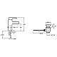 Заказать Комплект смесителей Jacob Delafon Singulier E10867-CP + E10860-CP в магазине сантехники Santeh-Crystal.ru