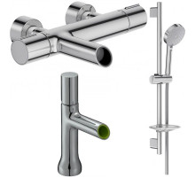 Комплект смесителей Jacob Delafon Toobi E8992-CP + E7329-CP + E99898RU-CP