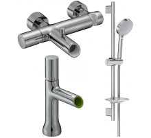 Комплект смесителей Jacob Delafon Toobi E8963-CP + E7329-CP + E99898RU-CP