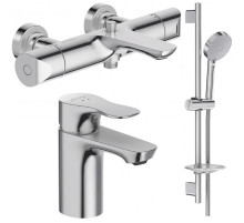 Комплект смесителей Jacob Delafon Villette E23721-CP + E23718-CP + E99898RU-CP