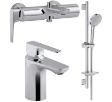Комплект смесителей Jacob Delafon Aleo+ E72319-CP + E72314-CP + E99898RU-CP