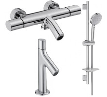 Комплект смесителей Jacob Delafon Talan E10105RU-CP + E10378RU-CP + E99898RU-CP