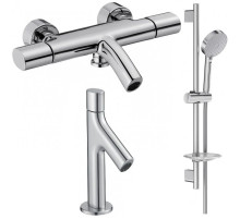 Комплект смесителей Jacob Delafon Talan E10089RU-CP + E10378RU-CP + E99898RU-CP