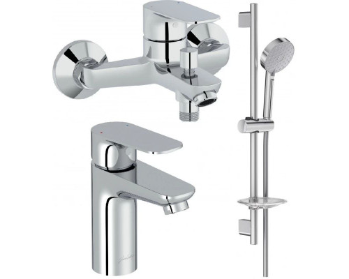 Приобрести Комплект смесителей Jacob Delafon Oscar E29844-CP + E29842-CP + E99898RU-CP в магазине сантехники Santeh-Crystal.ru