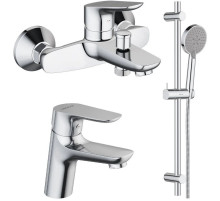 Комплект смесителей Damixa Origin Bit 771000000 + 770210000 + 918100000