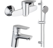 Комплект смесителей Damixa Origin Bit 772000000 + 770210000 + 918100000