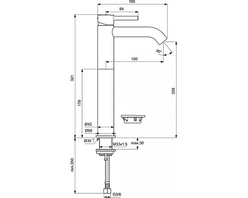 Приобрести Комплект смесителей Ideal Standard Ceraline BC200XG + BC269XG + BD142XG в магазине сантехники Santeh-Crystal.ru