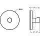 Купить Переключатель на 3 выхода Jacob Delafon Modulo E98735-CP в магазине сантехники Santeh-Crystal.ru