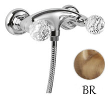 Смеситель для душа бронза, ручки Swarovski Cezares Atlantis ATLANTIS-DS-02-Sw