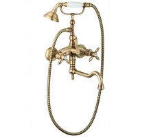 Смеситель для ванны бронза Cezares Atlantis-Nostalgia ATLANTIS-NOSTALGIA-VDF2-02