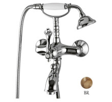 Смеситель для ванны бронза, ручка бронза Cezares Margot MARGOT-VDM-02-M