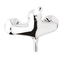 Смеситель для душа хром, ручка белая Cezares Elite ELITE-DM-01-Bi