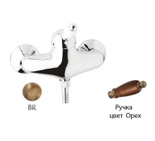 Смеситель для душа бронза, ручка орех Cezares Elite ELITE-DM-02-Nc