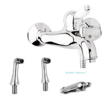 Смеситель на борт ванны хром, ручка металл Cezares Elite ELITE-PBVM-01-M