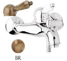 Смеситель для ванны бронза, ручка металл Cezares Elite ELITE-VM-02-M