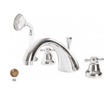 Смеситель на борт ванны с ручным душем Cezares Golf GOLF-BVD-02-Bi