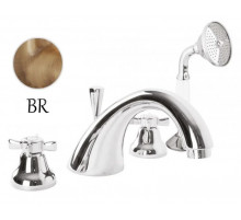 Смеситель на борт ванны бронза Cezares Lord LORD-BVD-02-Bi