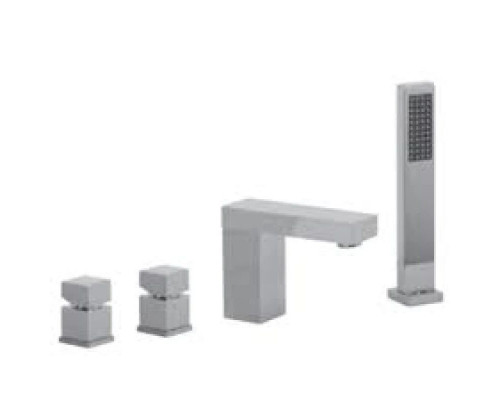 Приобрести Смеситель на борт ванны хром, ручка хром Cezares Molveno MOLVENO-BVD-01-Cr в магазине сантехники Santeh-Crystal.ru