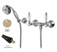 Смеситель для душа с ручным душем золото 24 карат, ручки Swarovski Nero Cezares Diamond DIAMOND-D-03/24-Sw-N