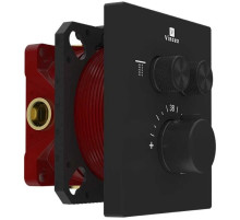 Термостат для ванны Vincea VSCV-321T-MMB встраиваемый, черный матовый