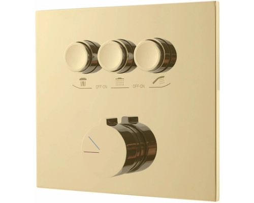 Смеситель для ванны Vincea VSCV-431BG4 встраиваемый, золотой матовый