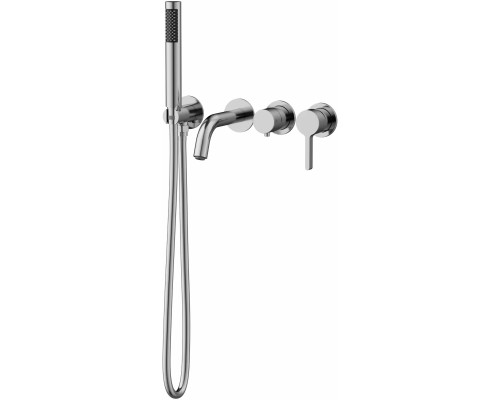 Смеситель для ванны Vincea Villa VTFW-1VL1CH встраиваемый, с душевым гарнитуром, хром