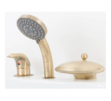 Смеситель на борт ванны бронза Alpen Niagara AS1004B