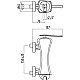 Заказать Смеситель для душа Gattoni Icarus 4325/43C0CR в магазине сантехники Santeh-Crystal.ru