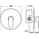 Купить Смеситель для душа Gattoni H2OMIX 3000 3030/30C0CHCR в магазине сантехники Santeh-Crystal.ru