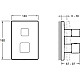 Приобрести Термостат для ванны Jacob Delafon Modulo E75391-CP в магазине сантехники Santeh-Crystal.ru