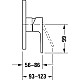 Заказать Смеситель для душа Duravit B.1 B14210010010 в магазине сантехники Santeh-Crystal.ru