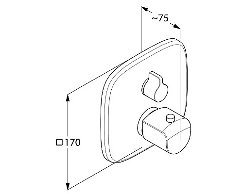Заказать Термостат для душа Kludi Ameo 418350575 в магазине сантехники Santeh-Crystal.ru