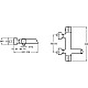 Заказать Термостат для ванны с душем Jacob Delafon Toobi E8992-CP в магазине сантехники Santeh-Crystal.ru