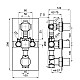 Купить Термостат для ванны Noken NK Logic N140140073 в магазине сантехники Santeh-Crystal.ru