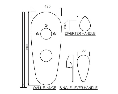 Купить Cмеситель для ванны Jaquar Vignette Prime VGP-CHR-81783K в магазине сантехники Santeh-Crystal.ru