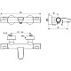 Приобрести Термостат для ванны Ideal Standard Ceratherm T100 A7238AA в магазине сантехники Santeh-Crystal.ru