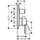 Купить Смеситель для ванны Axor Uno 38426000 в магазине сантехники Santeh-Crystal.ru