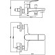 Заказать Смеситель для ванны Cersanit Nature A63064 в магазине сантехники Santeh-Crystal.ru