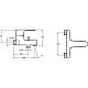 Приобрести Смеситель для ванны Jacob Delafon July E16031-4-CP в магазине сантехники Santeh-Crystal.ru
